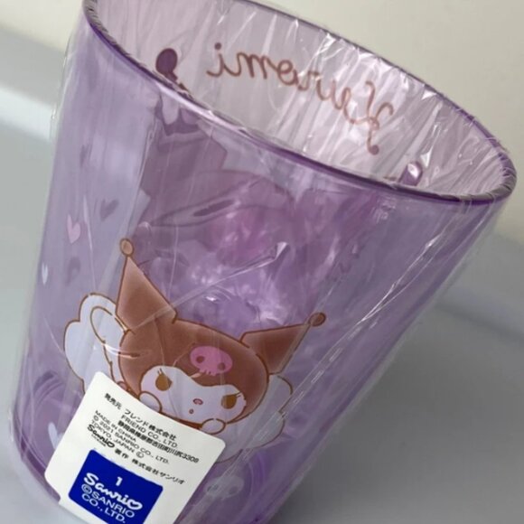 Kuromi Double Wall Coffee Mug Sanrio Cup Purple Kuromi Cup 260ml Kawaii Kitchenware Dinnerware Gift
